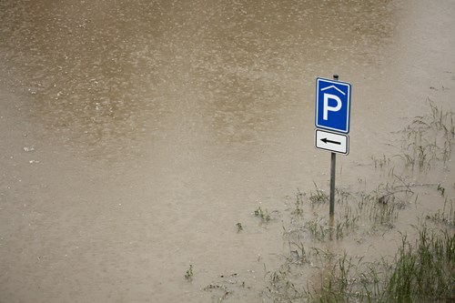 Flooded Parking Plane